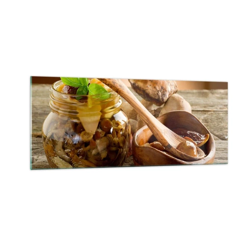 Quadro su vetro - Freschi, conservati, autunnali... - 100x40 cm