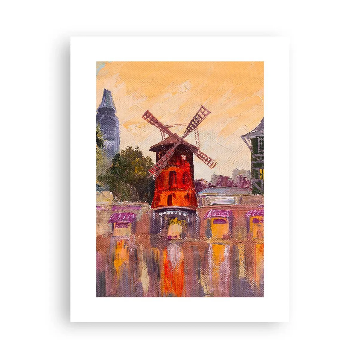 Poster - Le icone di Parigi: il Moulin Rouge - 30x40 cm
