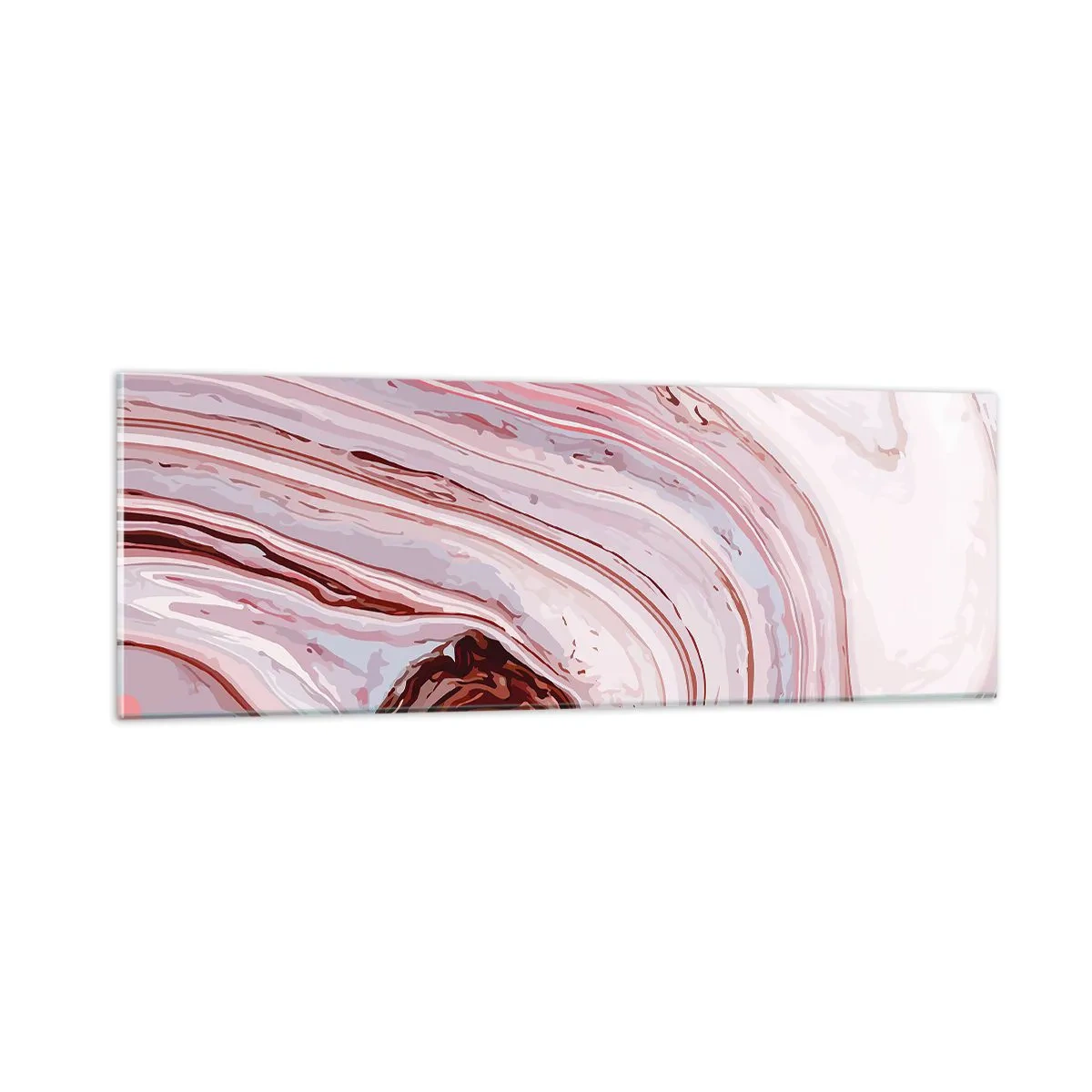 Quadro su vetro - Dritto, poi a destra in basso - 90x30 cm