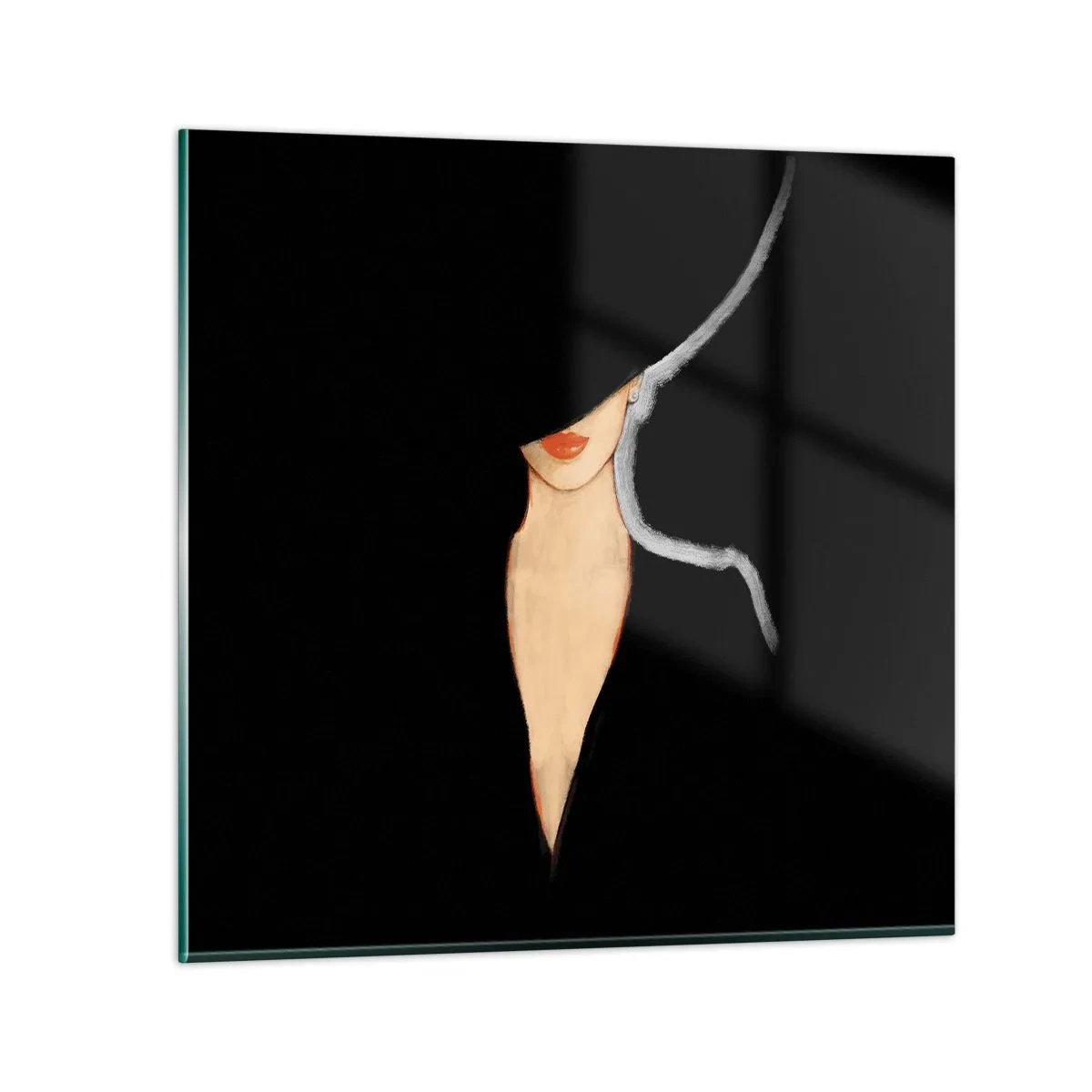 Quadro su vetro - Eleganza e stile - 50x50 cm