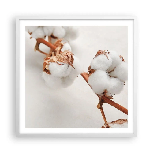 Poster in cornice bianca - Semplicemente un abbraccio - 60x60 cm