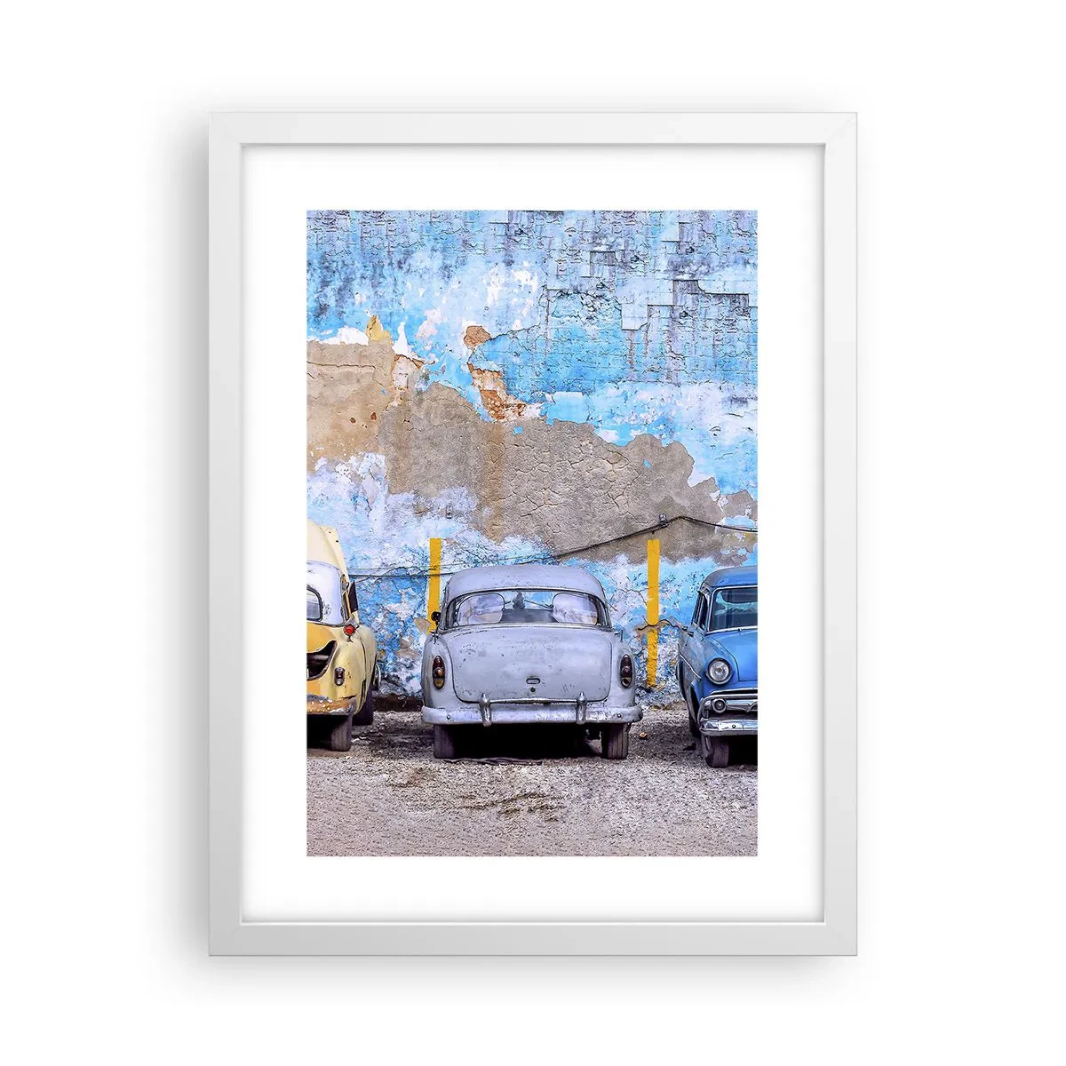 Poster in cornice bianca - L'incontro dei veterani - 30x40 cm