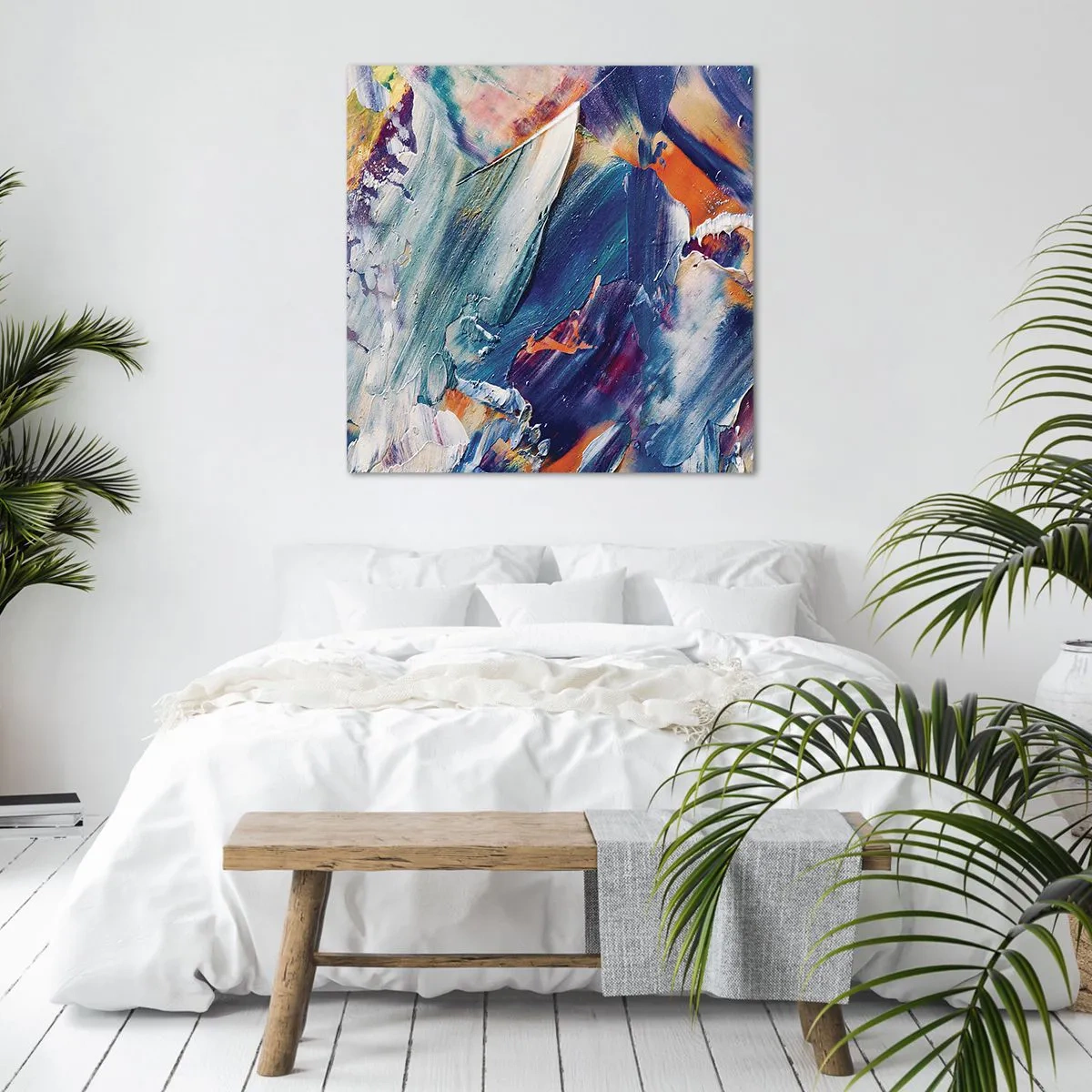 Quadro su tela - Stampe su Tela - La confusione del colore - 50x50 cm