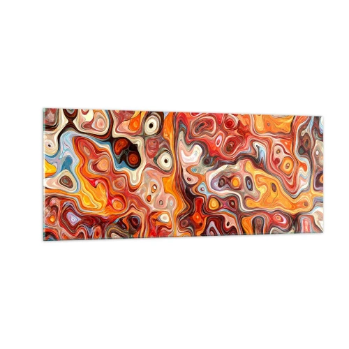 Quadro su vetro - Come se le noci si sciogliessero nel miele - 100x40 cm