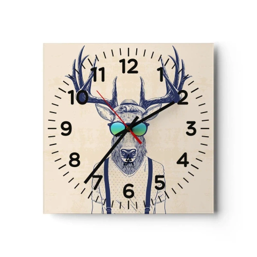 Orologio da parete - Orologio in Vetro - E chi ti aspettavi? - 30x30 cm