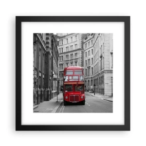 Poster in cornice nera - Il quotidiano non deve essere grigio - 30x30 cm