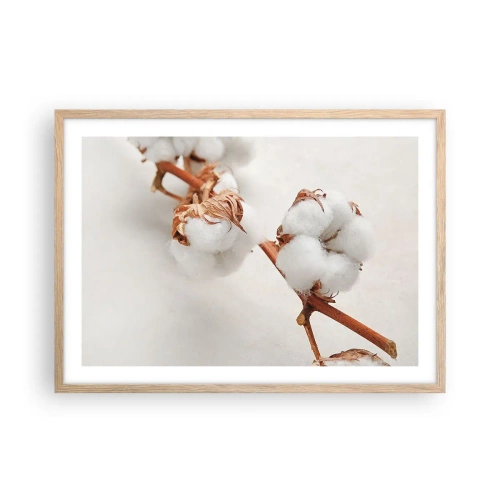 Poster in cornice rovere chiaro - Semplicemente un abbraccio - 70x50 cm