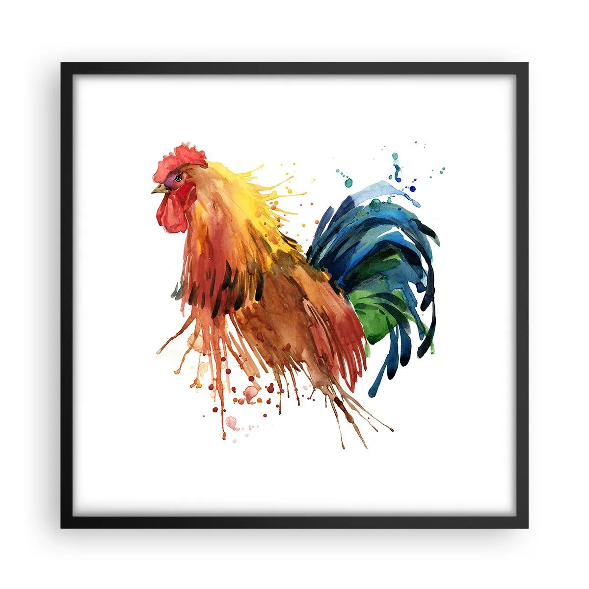 Poster in cornice nera - Abito reale, orgoglio reale - 50x50 cm