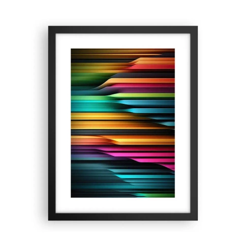 Poster in cornice nera - Organi di luce - 30x40 cm