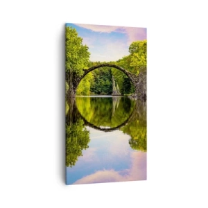 Quadro su tela - Stampe su Tela - All'incontro di due mondi - 45x80 cm