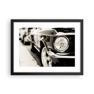 Poster in cornice nera - Bellezza intramontabile - 40x30 cm