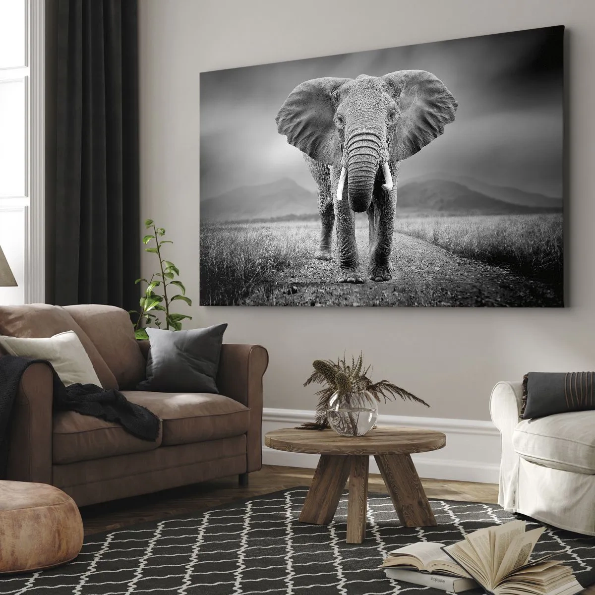 Quadro su tela - Stampe su Tela - Il padrone di casa dà il benvenuto - 70x50 cm