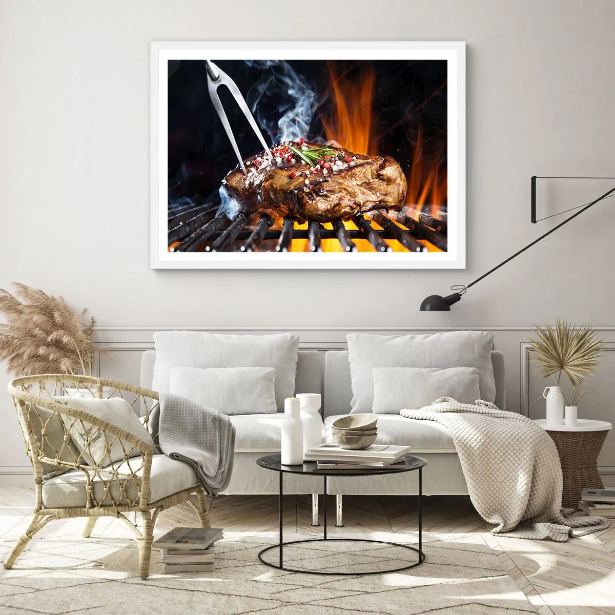 Poster in cornice bianca - Succosa e profumata - 91x61 cm