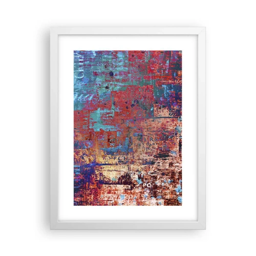 Poster in cornice bianca - Memoria e dimenticanza - 30x40 cm