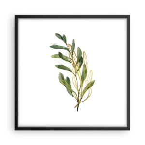 Poster in cornice nera - Tutto ciò che è buono - 50x50 cm