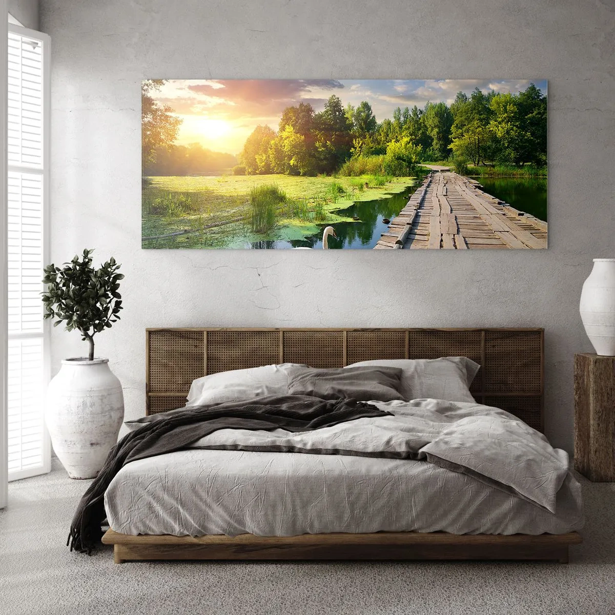 Quadro su vetro - Estate, estate ovunque - 90x30 cm