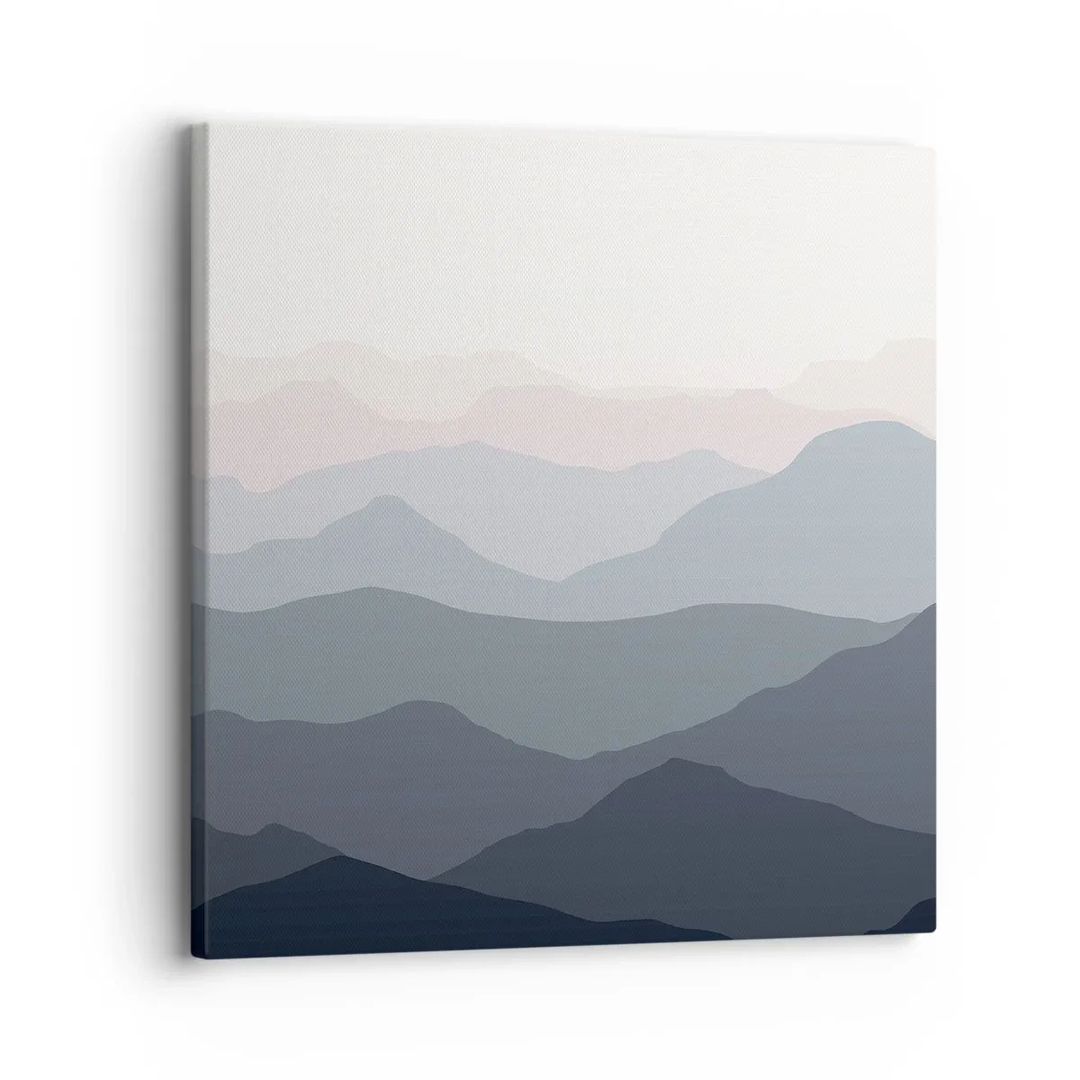 Quadro su tela - Stampe su Tela - Le onde dei monti - 30x30 cm