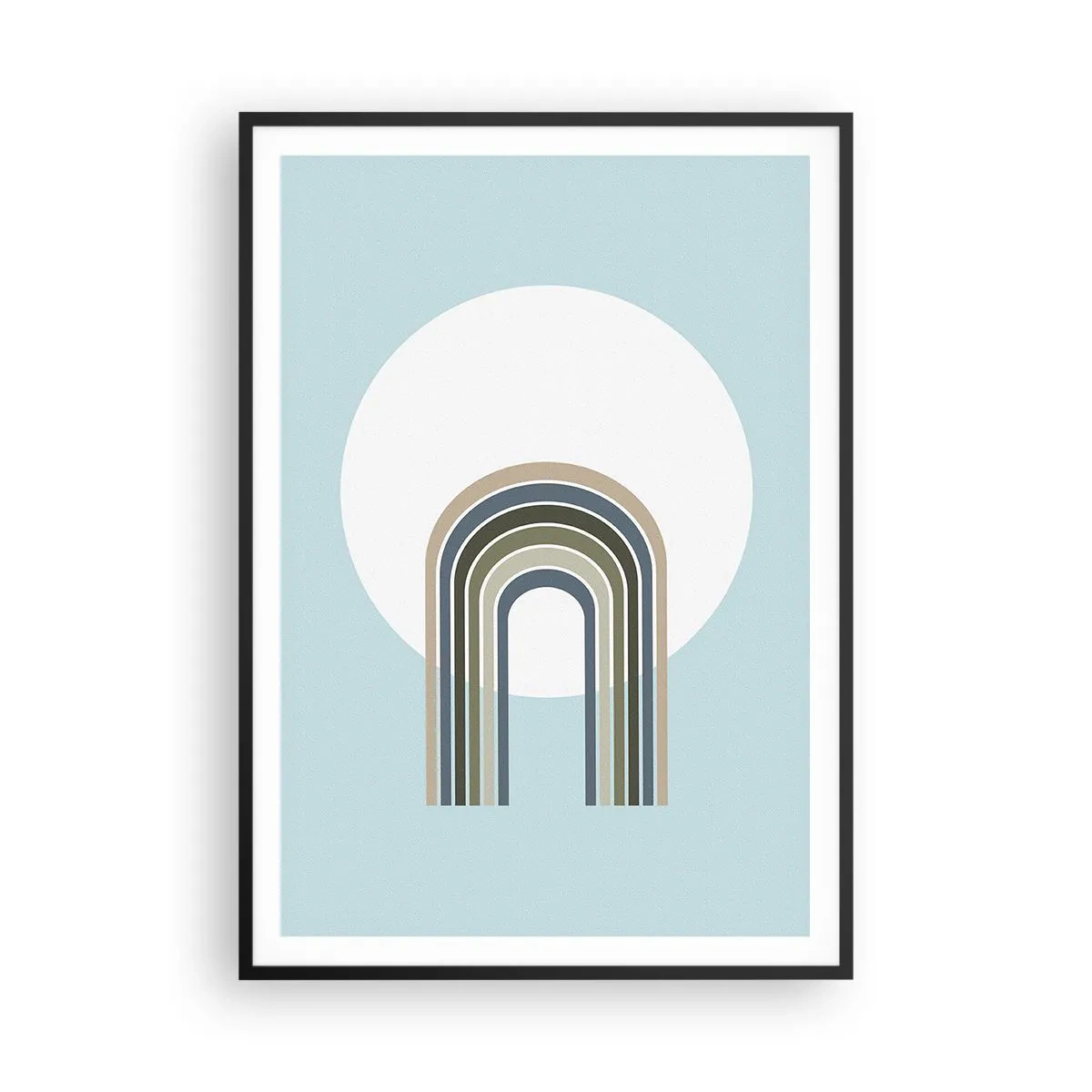 Poster in cornice nera - Attrazione irresistibile - 70x100 cm