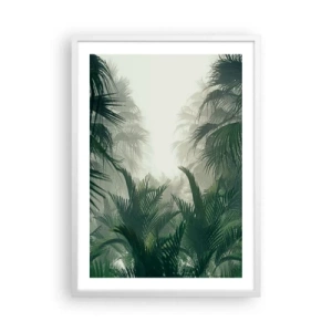 Poster in cornice bianca - Mistero dei tropici - 50x70 cm