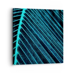 Quadro su tela - Stampe su Tela - La struttura del verde - 30x30 cm