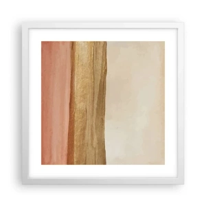 Poster in cornice bianca - Composizione verticale - 40x40 cm