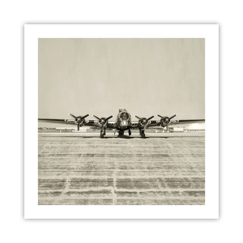 Poster - Pronto come sempre - 50x50 cm