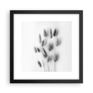 Poster in cornice nera - Erba soffice - 30x30 cm