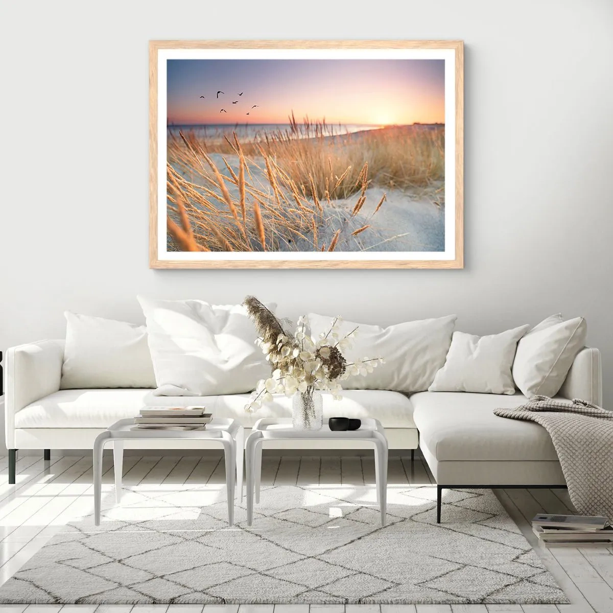 Poster in cornice rovere chiaro - Ninna nanna baltica - 50x40 cm