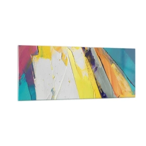 Quadro su vetro - Anatomia della luce - 100x40 cm