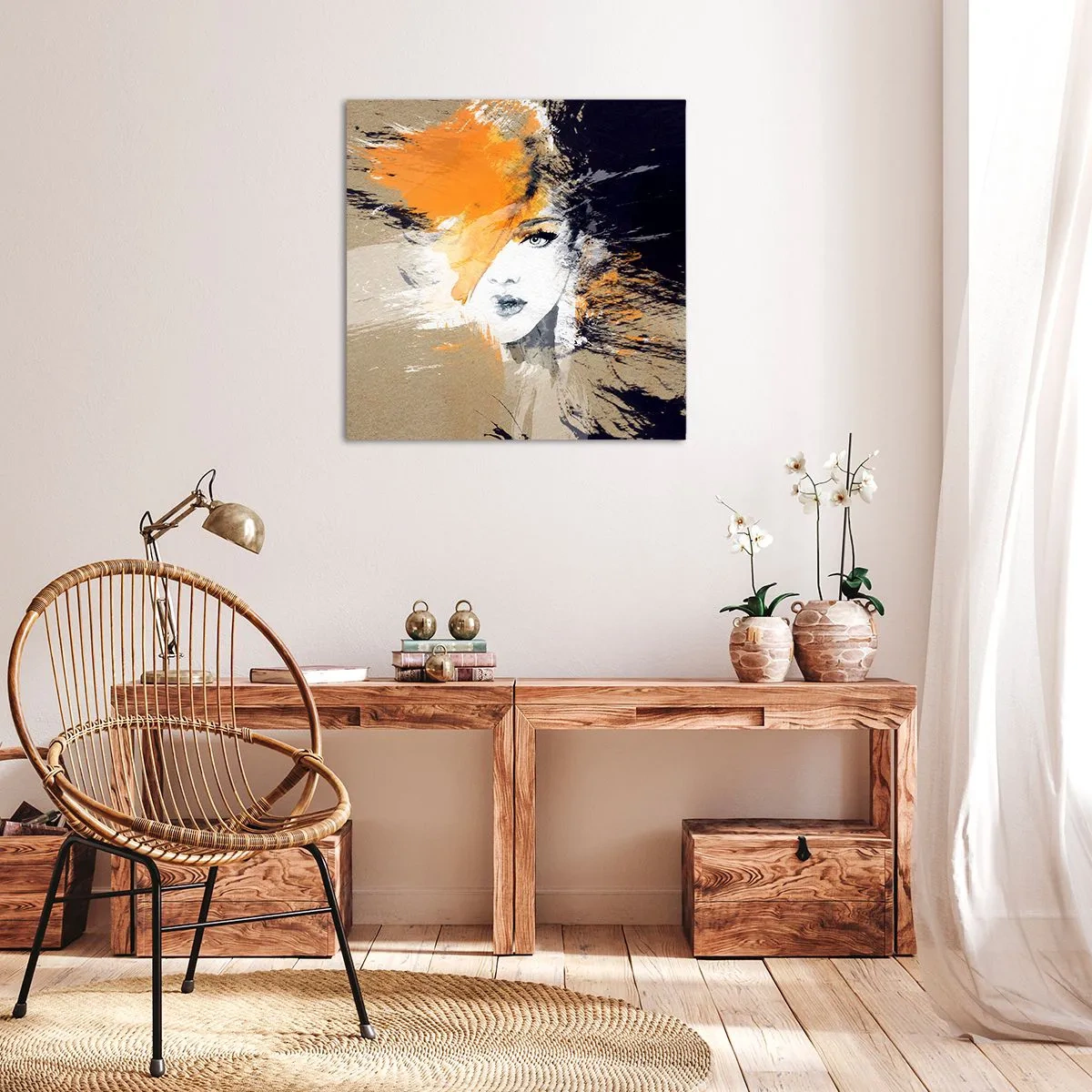 Quadro su tela - Stampe su Tela - E la luce fu - 50x50 cm