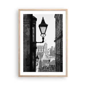 Poster in cornice rovere chiaro - Il racconto di Edimburgo - 50x70 cm