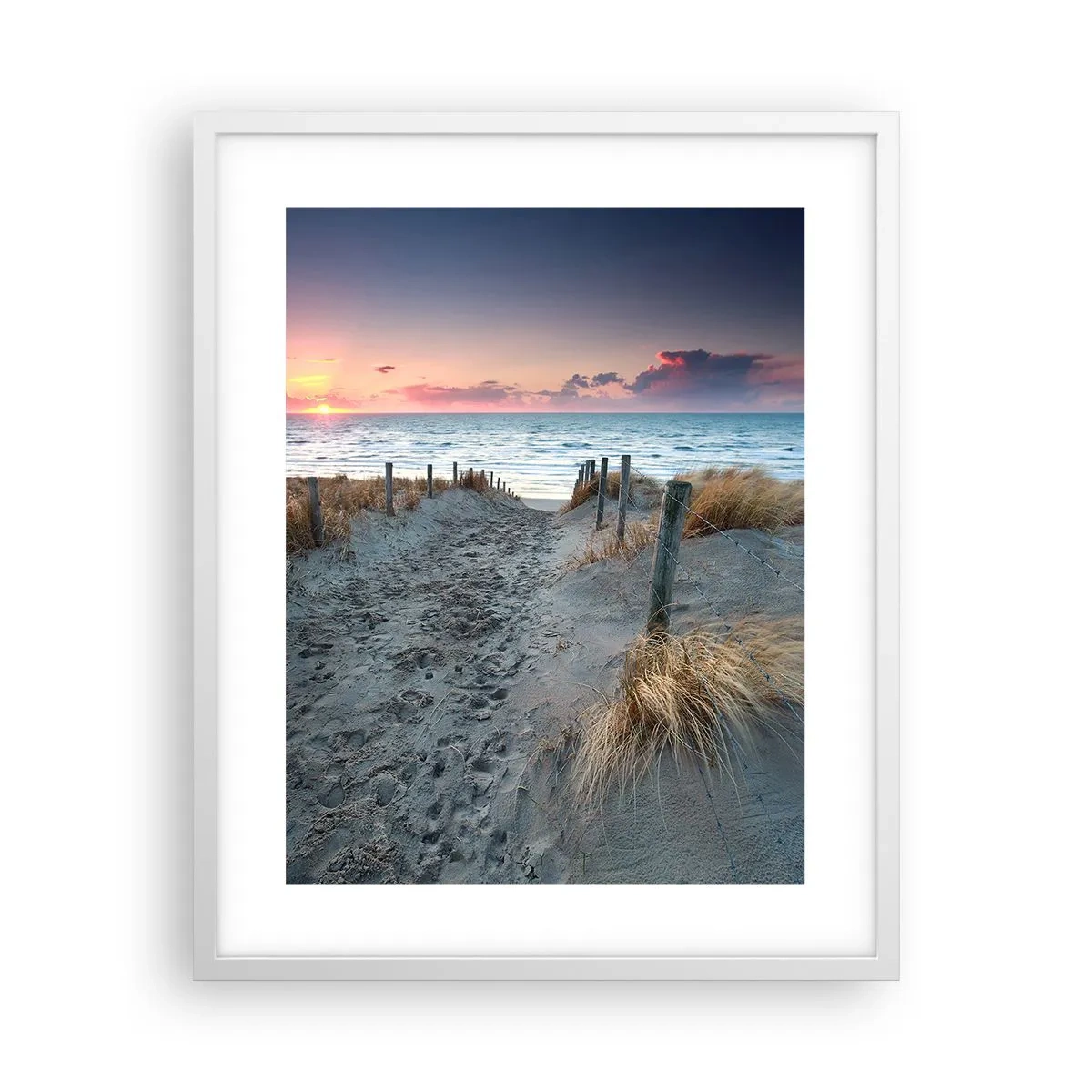 Poster in cornice bianca - Hai versato un arcobaleno di luce radiosa... - 40x50 cm