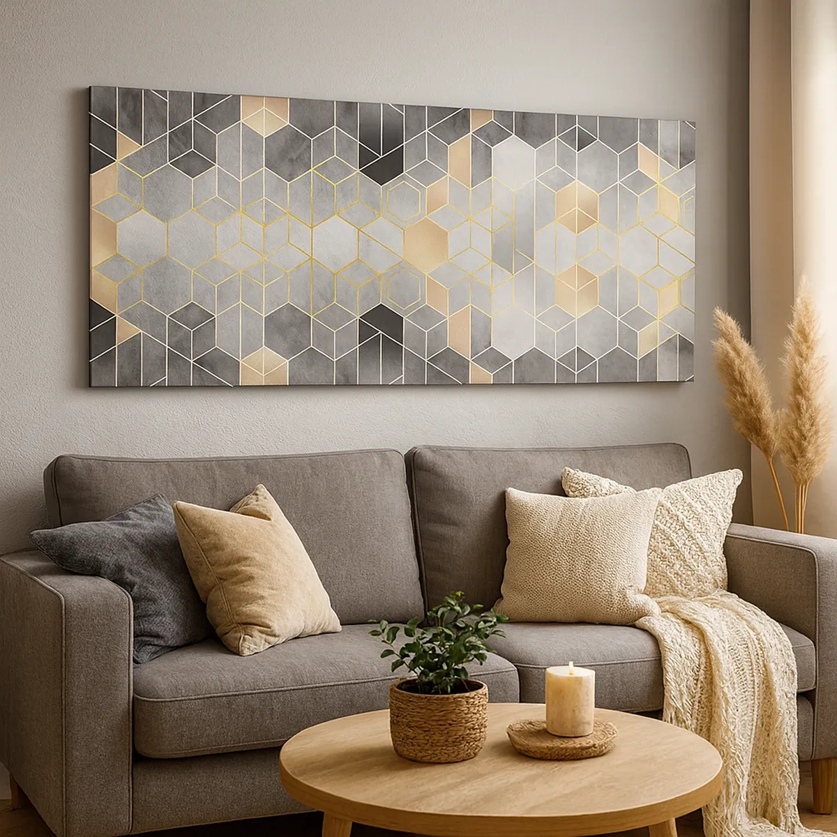 Quadro su tela - Stampe su Tela - Composizione di diamante - 30x30 cm