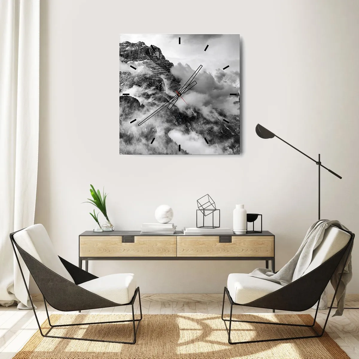 Orologio da parete - Orologio in Vetro - Belli e terribili - 40x40 cm