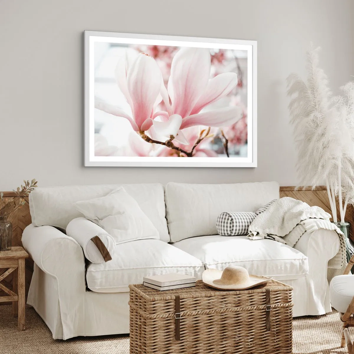 Poster in cornice bianca - Tenerezza senza fine - 50x40 cm