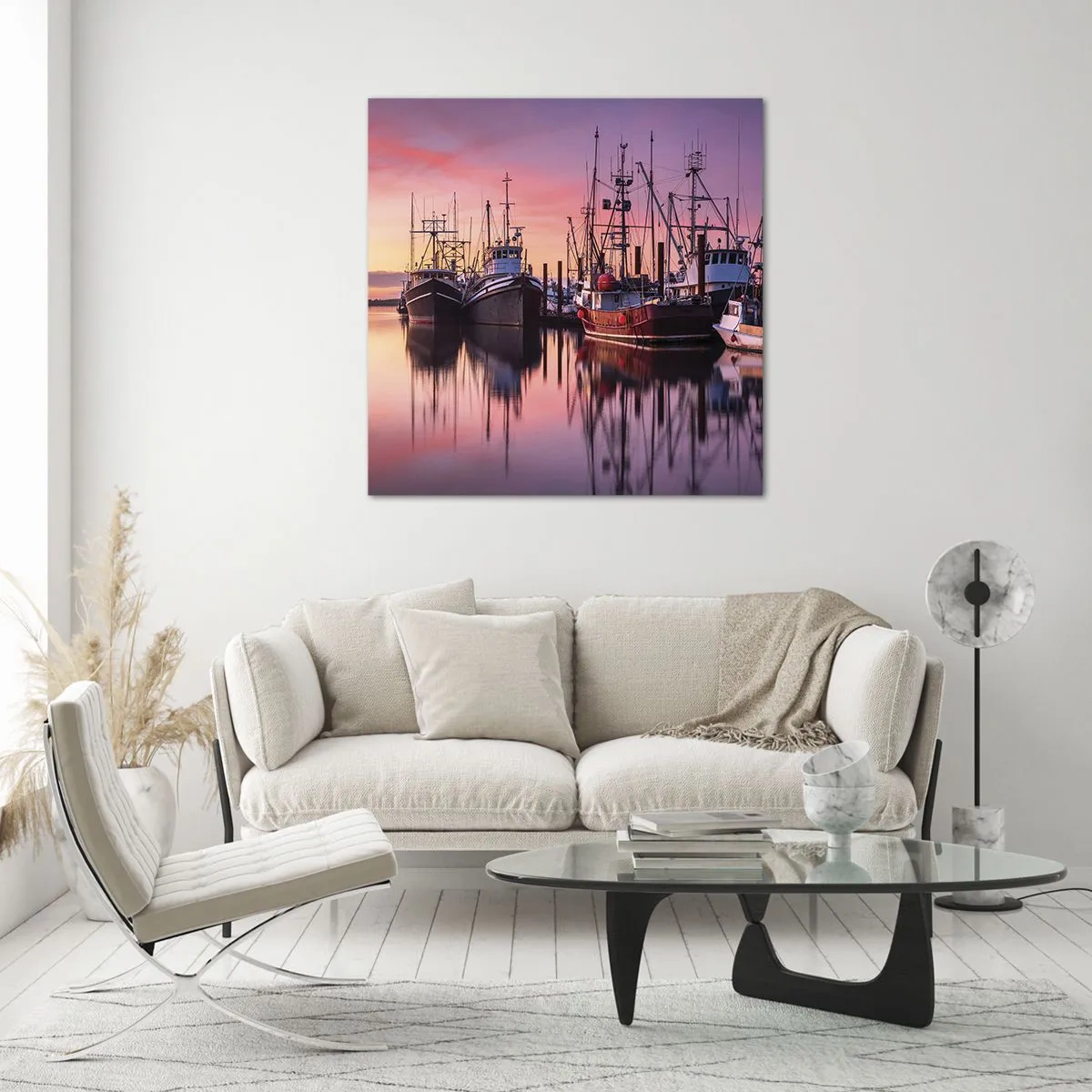 Quadro su vetro - Prima del giorno successivo - 60x60 cm