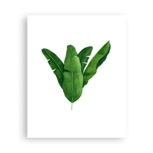 Poster - Simmetria verde - 40x50 cm