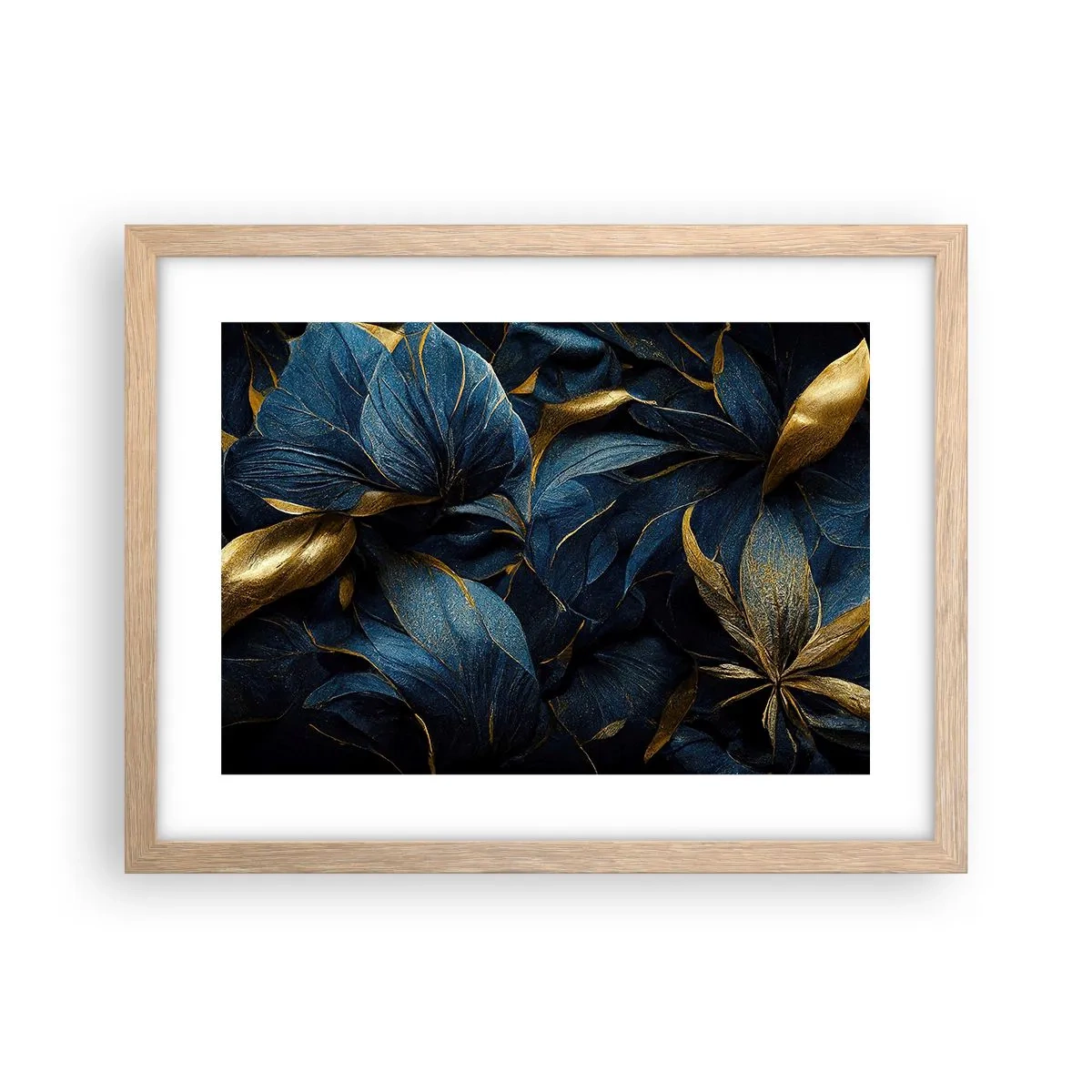 Poster in cornice rovere chiaro - Foderati d'oro - 40x30 cm