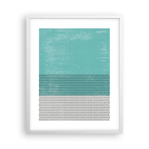 Poster in cornice bianca - Composizione equilibrata - 40x50 cm