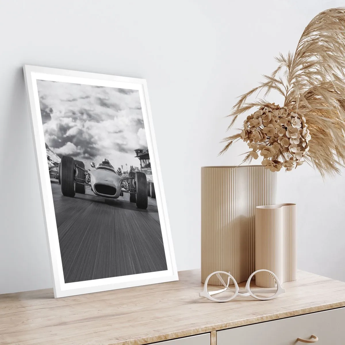 Poster in cornice bianca - C'è la forza! - 50x70 cm