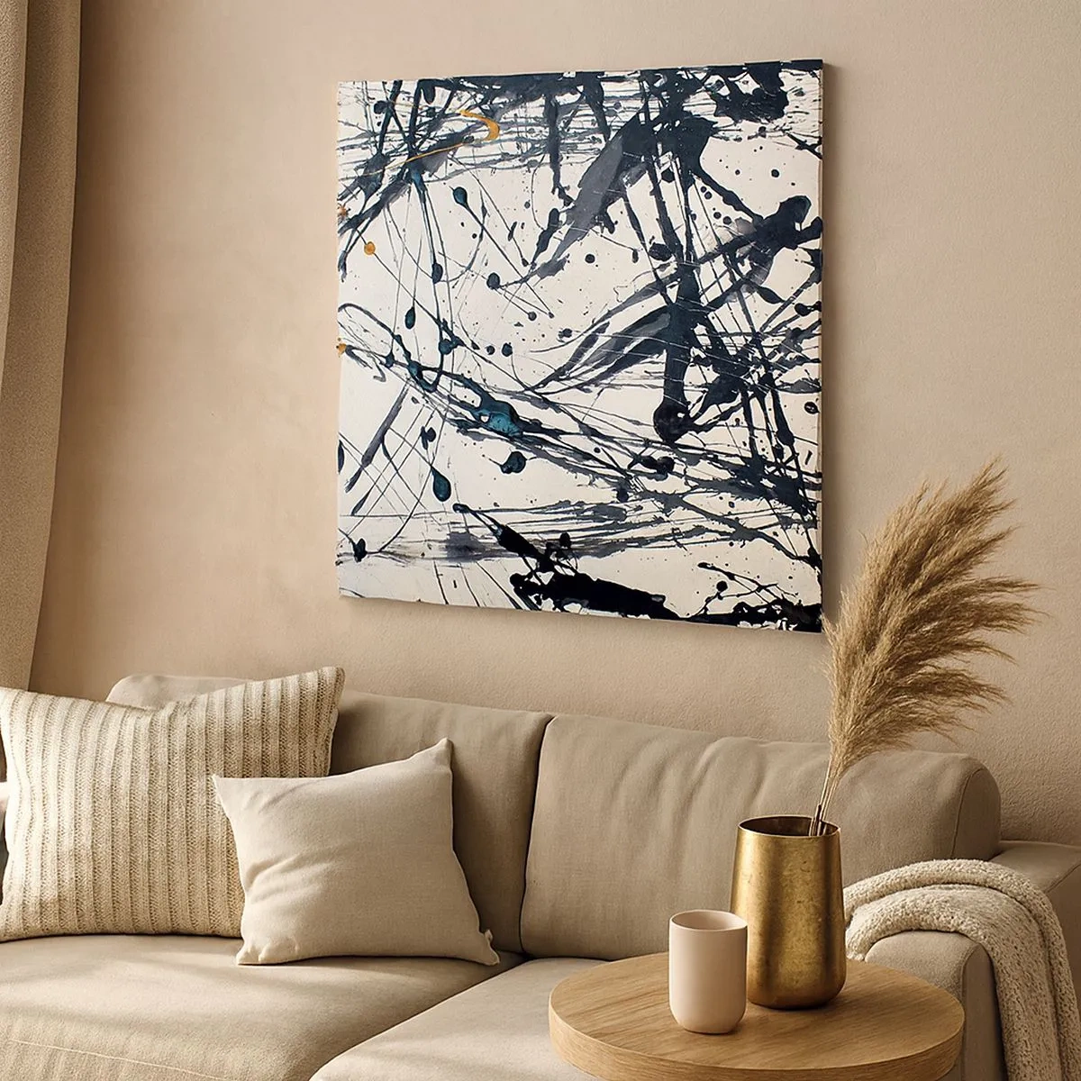 Quadro su tela - Stampe su Tela - Astrazione espressionistica - 30x30 cm