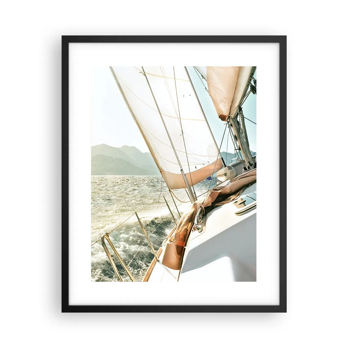 Poster in cornice nera - A vele spiegate - 40x50 cm