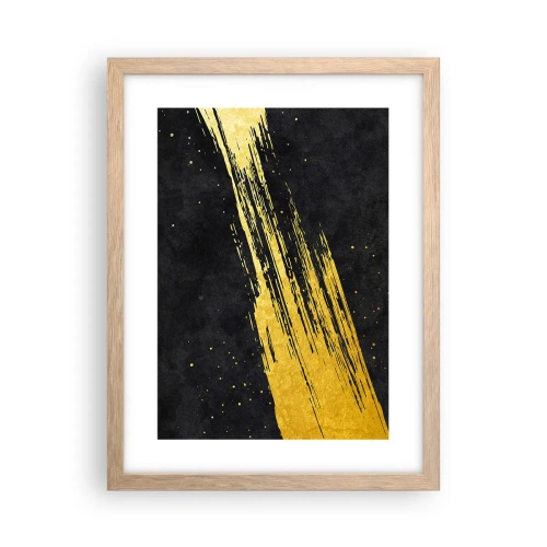 Poster in cornice rovere chiaro - Salto nell'iperspazio - 30x40 cm