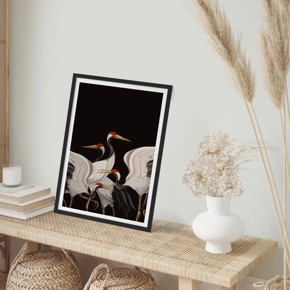 Poster in cornice nera - Cose da uccelli - 30x40 cm