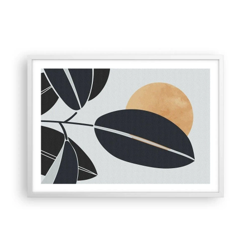 Poster in cornice bianca - Un giorno rovente d'estate - 70x50 cm