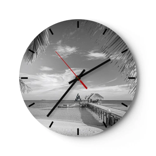 Orologio da parete - Orologio in Vetro - Un ricordo o un sogno? - 40x40 cm