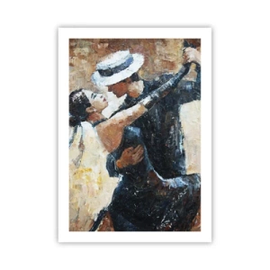 Poster - Ballerini in un'elegante posa artistica - 50x70cm - Alla Rodolfo Valentino - Decorazione murale moderna per soggiorno e camera da letto ARTTOR
