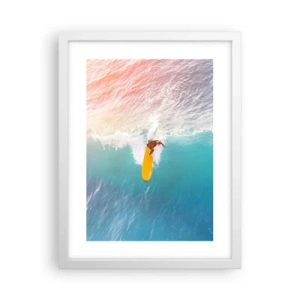 Poster in cornice bianca - Il cavaliere dell'oceano - 30x40 cm