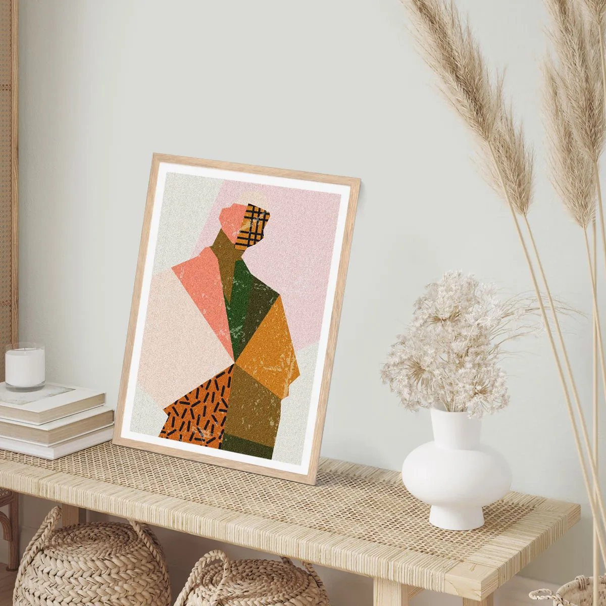 Poster in cornice rovere chiaro - L'uomo: un essere complesso - 70x100 cm