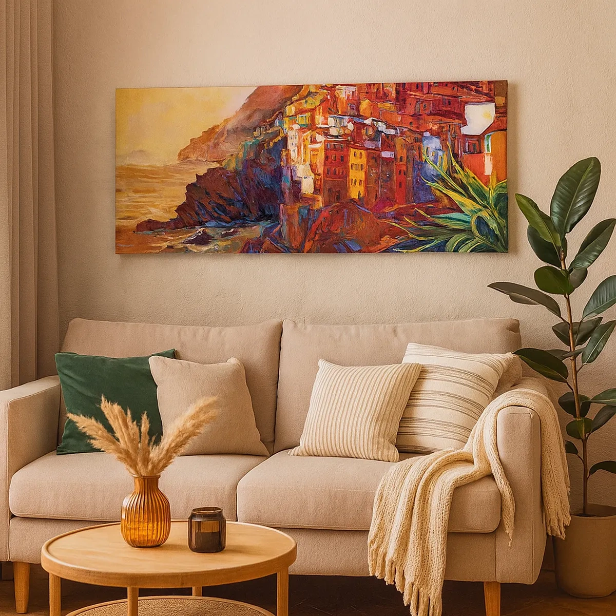 Quadro su tela - Stampe su Tela - Atmosfera italiana - 30x30 cm